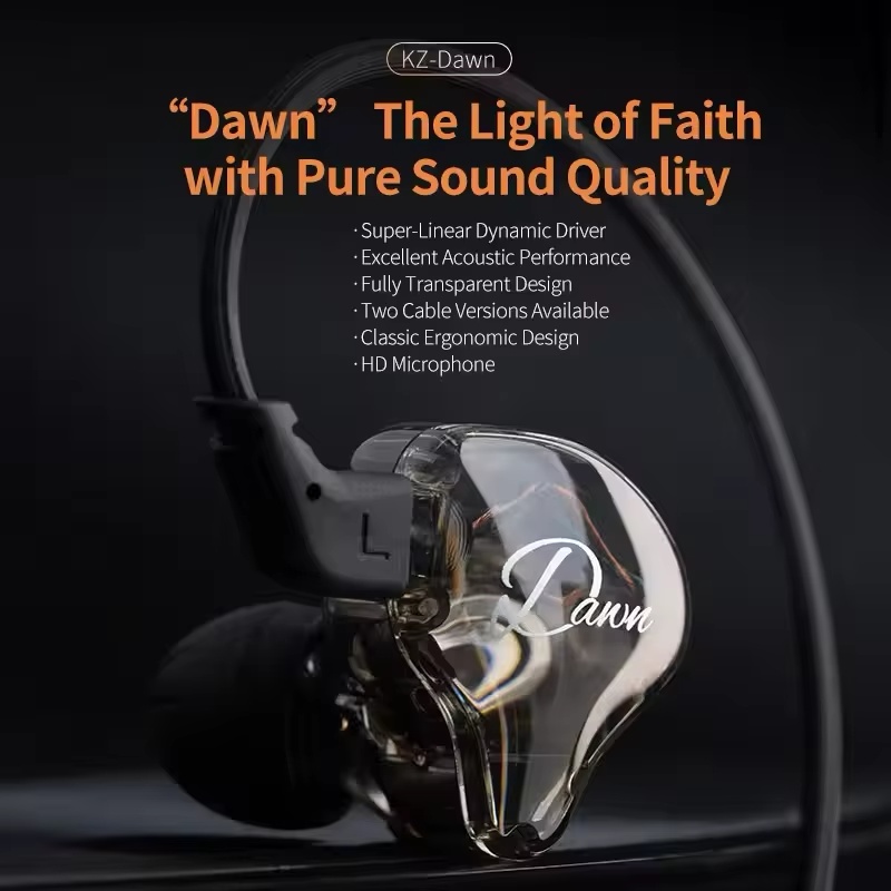 Audio Music Hifi - Hot KZ Dawn Dynamic Earphones In
