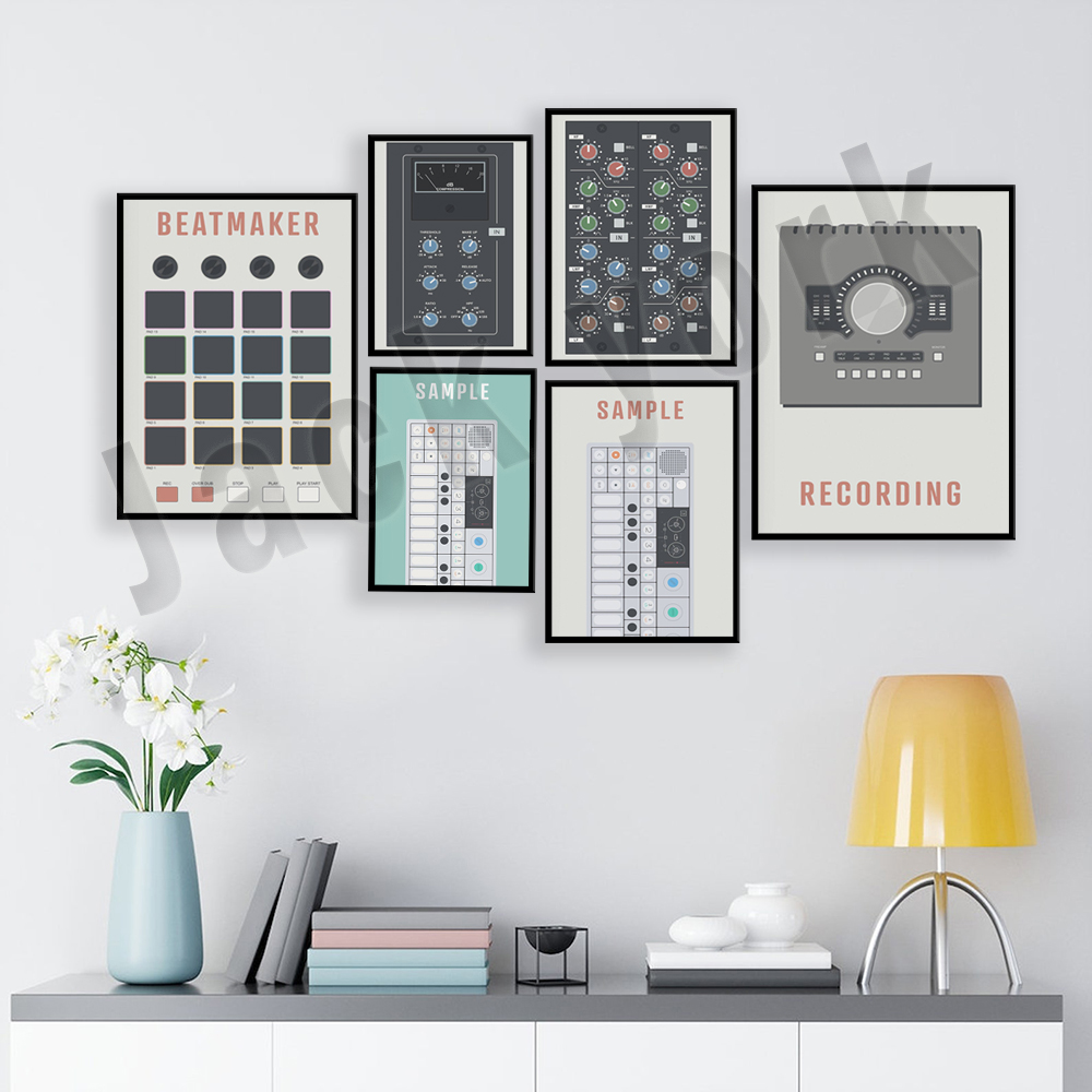 Audio Music Equalizer - Music Producer Poster, SSL Equalizer, Recording
