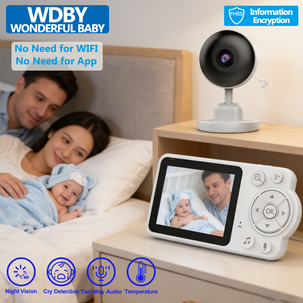 Audio Hd Music - 2.8 Inch Video Baby Monitor Digital