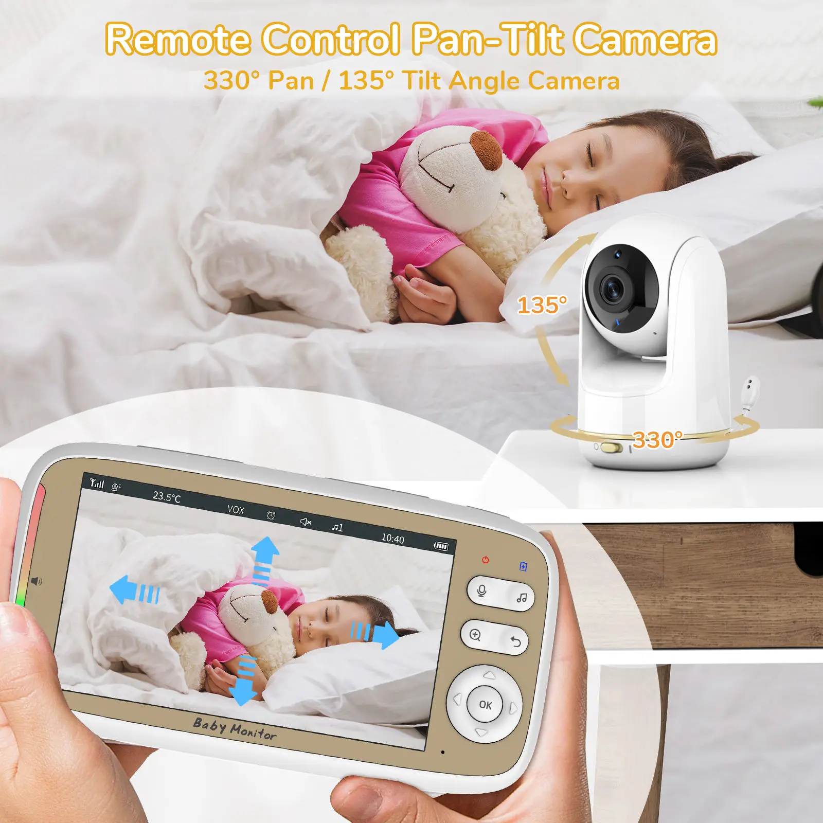 VB803 PRO Baby Monitor with 2p – Audio Hd Music recenzja i cena