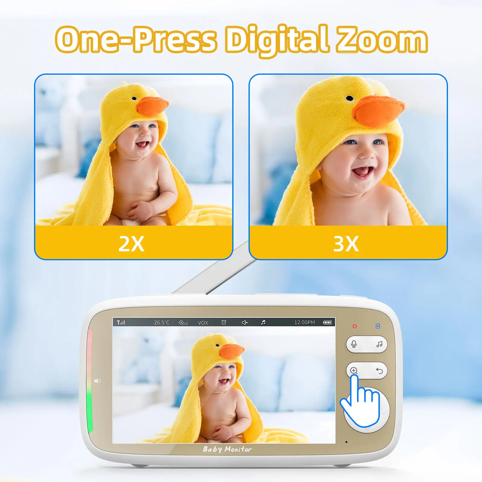 VB803 PRO Baby Monitor with 2p – Audio Hd Music recenzja i cena