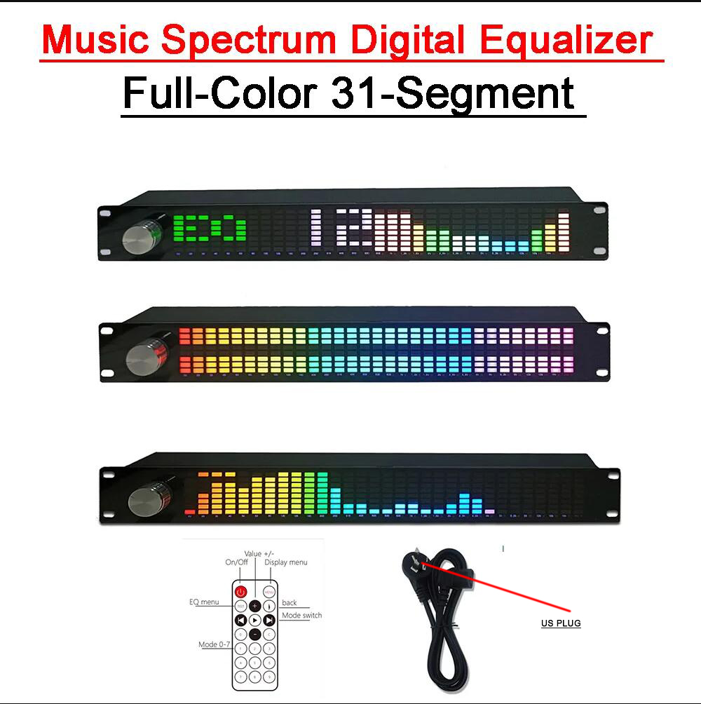 1.5U Music Spectrum Digital Eq – Audio Music Equalizer recenzja i cena