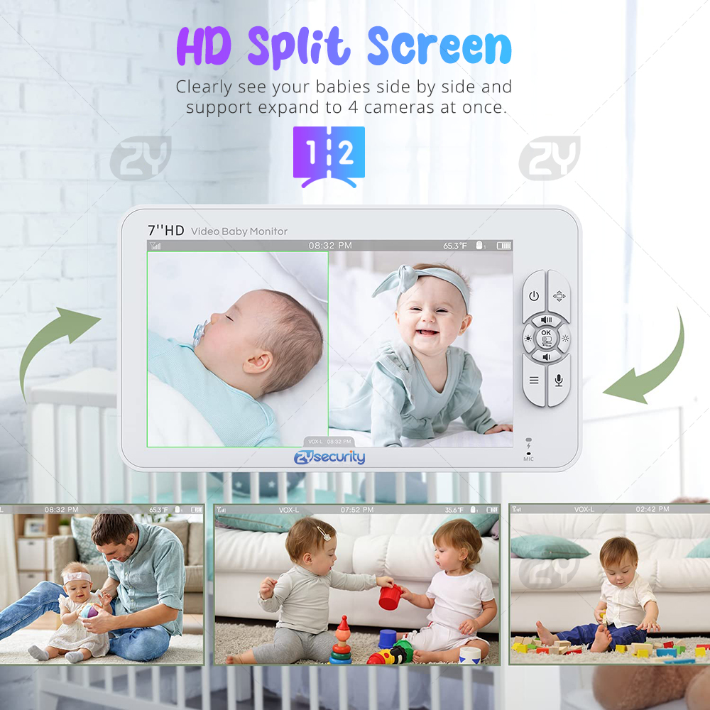 7.0 inch Video Baby Monitor HD – Audio Hd Music recenzja i cena