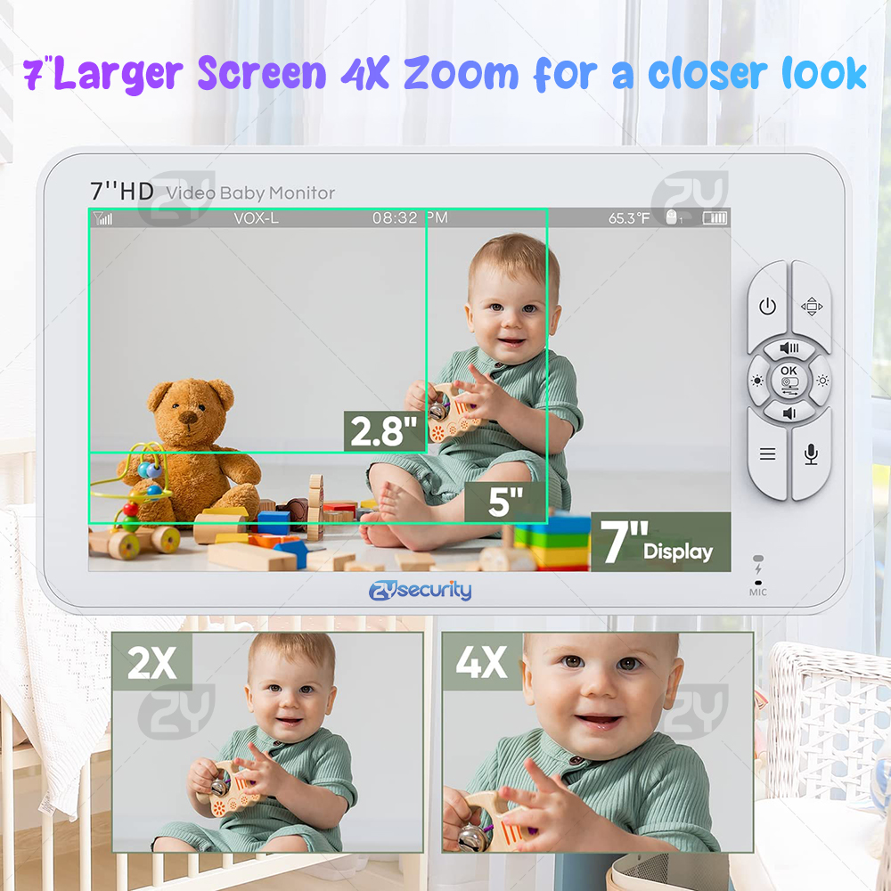 7.0 inch Video Baby Monitor HD – Audio Hd Music recenzja i cena