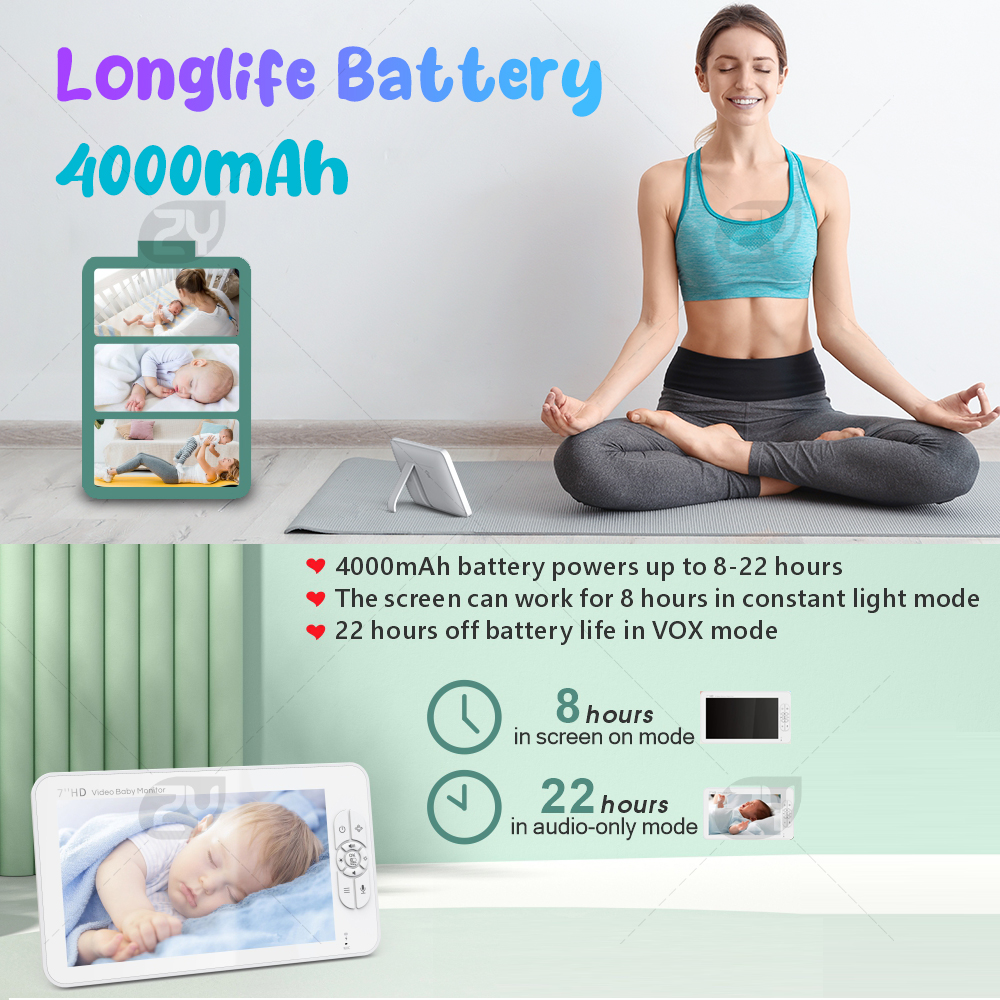 7.0 inch Video Baby Monitor HD – Audio Hd Music recenzja i cena