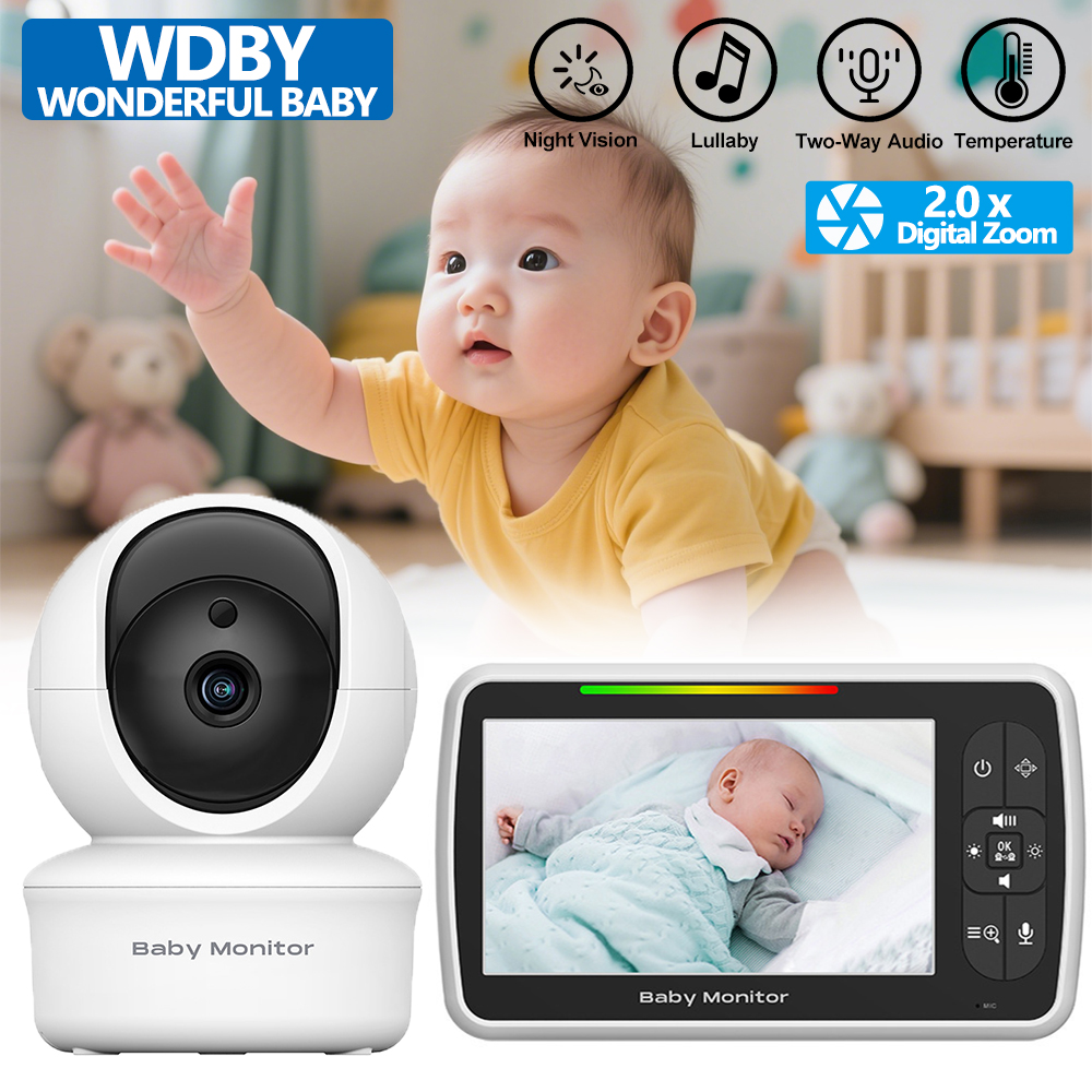 5.0 Inch Video Baby Monitor Wi – Audio Hd Music recenzja i cena