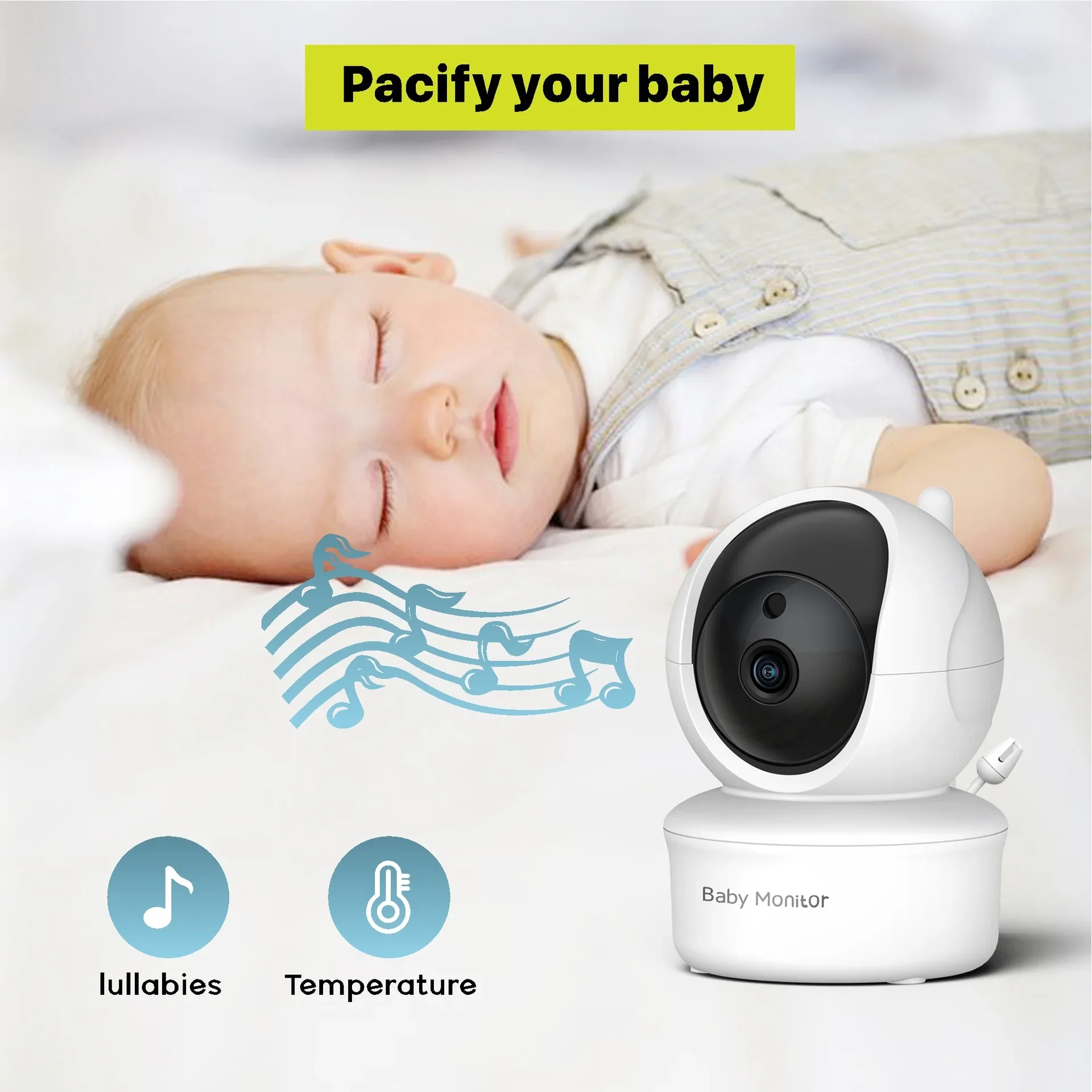 5.0 Inch Video Baby Monitor Wi – Audio Hd Music recenzja i cena
