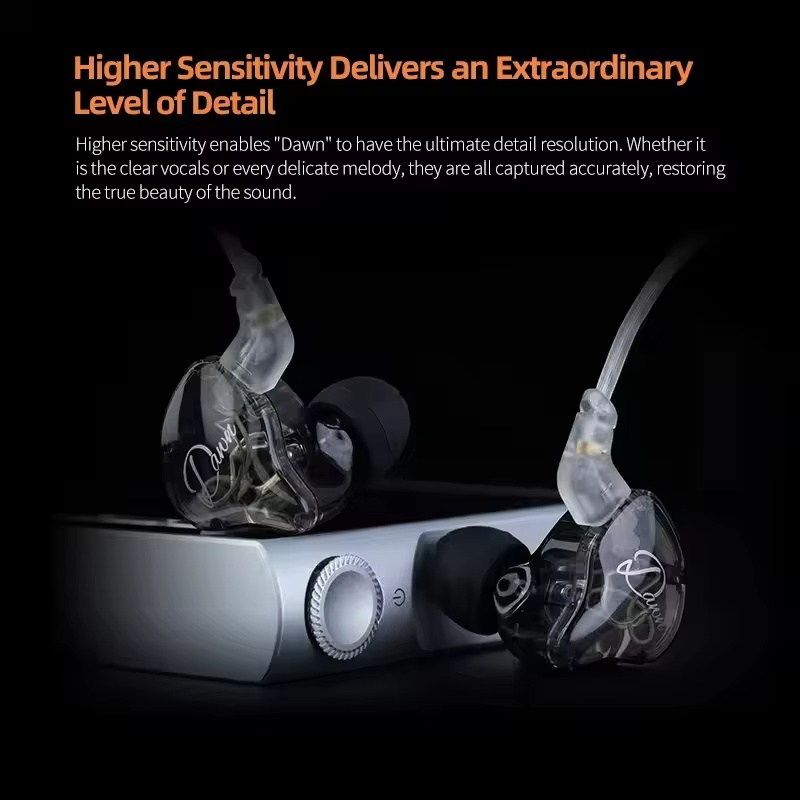 Hot KZ Dawn Dynamic Earphones  – Audio Music Hifi recenzja i cena