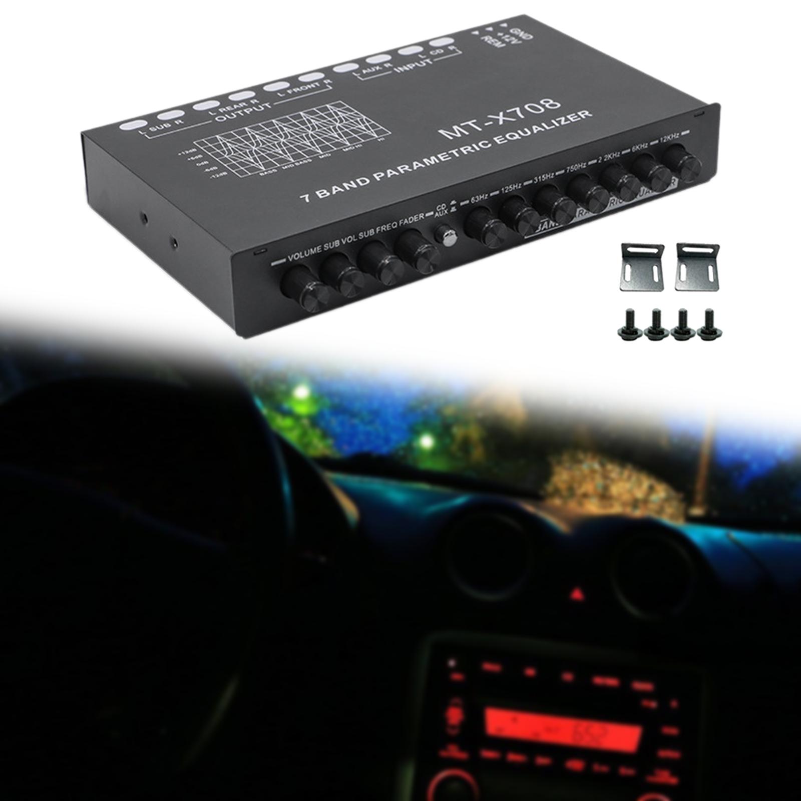 7 Band EQ Equalizer DC 12V Sub – Audio Music Equalizer recenzja i cena