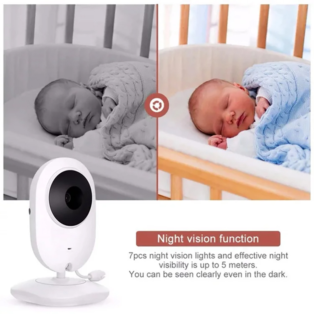 2.8 Inch Video Baby Monitor Ni – Audio Detect Music recenzja i cena
