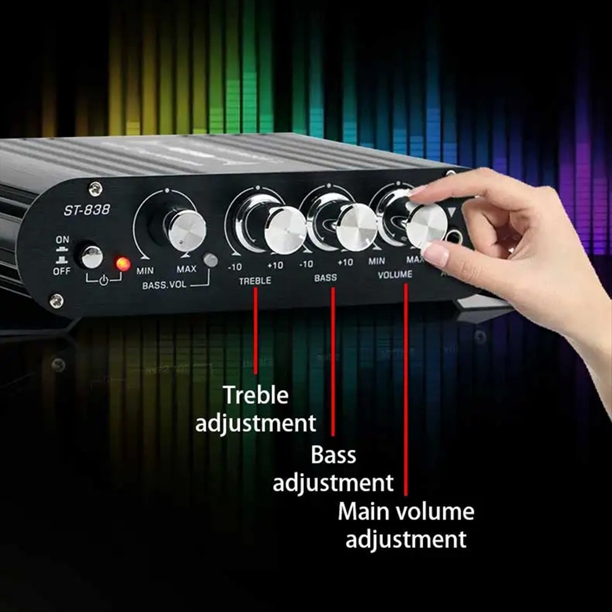 A10I Mini Digital Power Audio  – Audio Music Light recenzja i cena