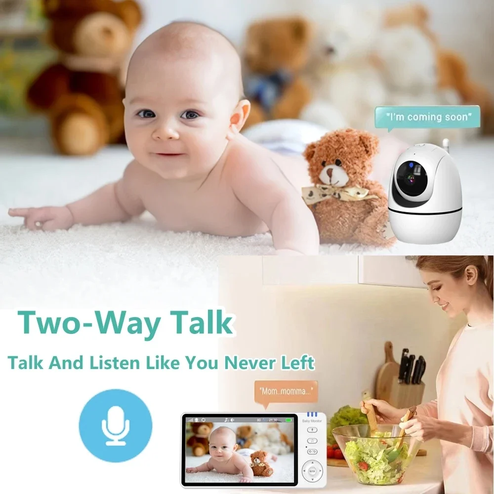VBABM ABM501 Baby Monitor 5.0  – Audio Detect Music recenzja i cena