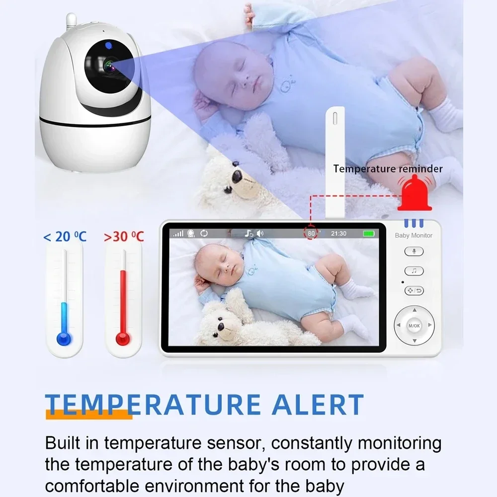 VBABM ABM501 Baby Monitor 5.0  – Audio Detect Music recenzja i cena