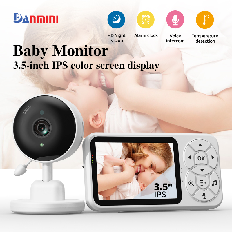 Danmini 3.5-inch Baby Monitor  – Audio Detect Music recenzja i cena