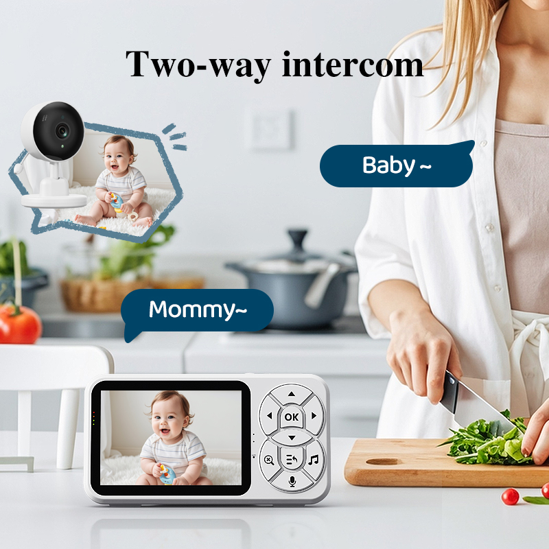 Danmini 3.5-inch Baby Monitor  – Audio Detect Music recenzja i cena