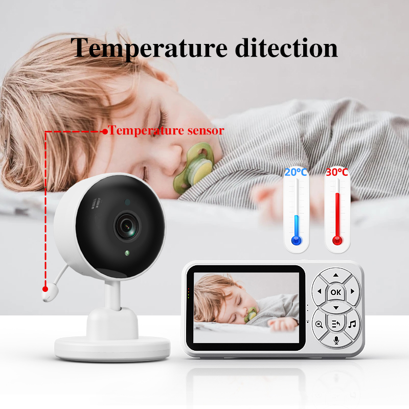 Danmini 3.5-inch Baby Monitor  – Audio Detect Music recenzja i cena