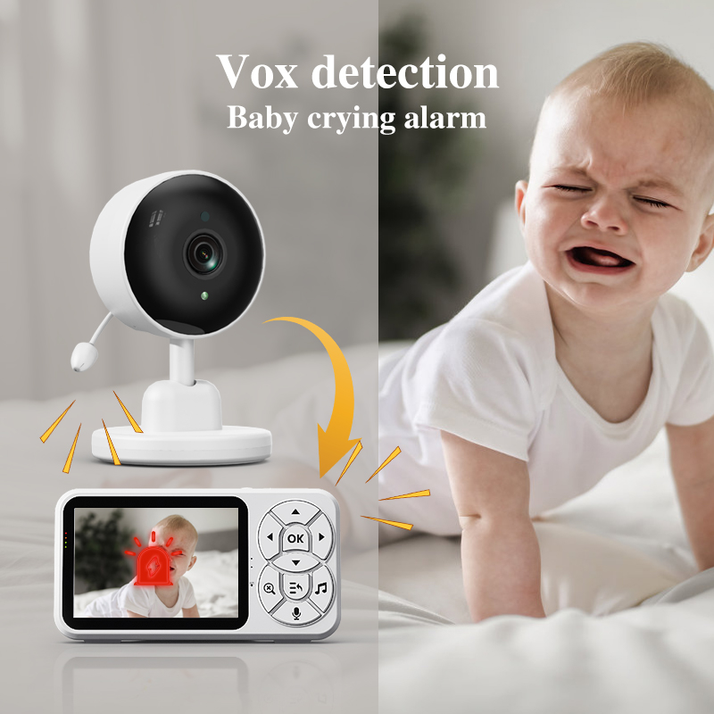 Danmini 3.5-inch Baby Monitor  – Audio Detect Music recenzja i cena