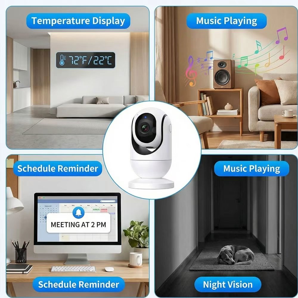 7-Inch 1080P Baby Monitor with – Audio Detect Music recenzja i cena