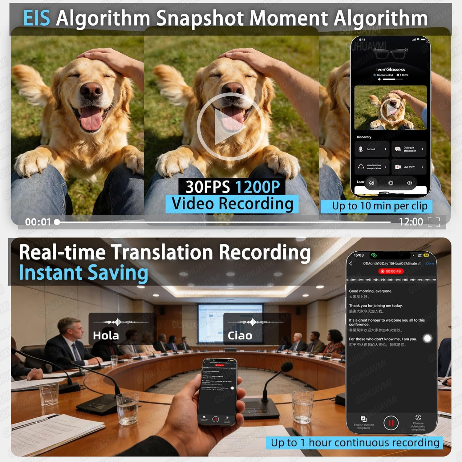 New Smart AI Glasses with 800W – Audio Hd Music recenzja i cena