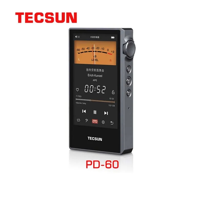 Tecsun PD-60 4 inch IPS touch  – Audio Music Equalizer recenzja i cena