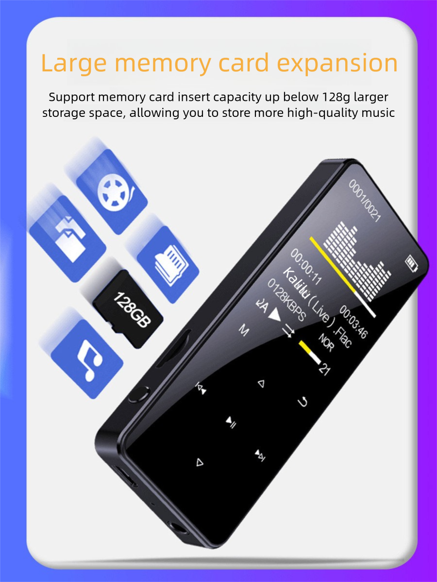 64gb MP3 Player With Bluetooth – Audio Music By recenzja i cena