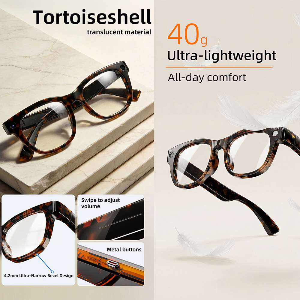 G600 Pro AI Smart Glasses 13MP – Audio Hd Music recenzja i cena