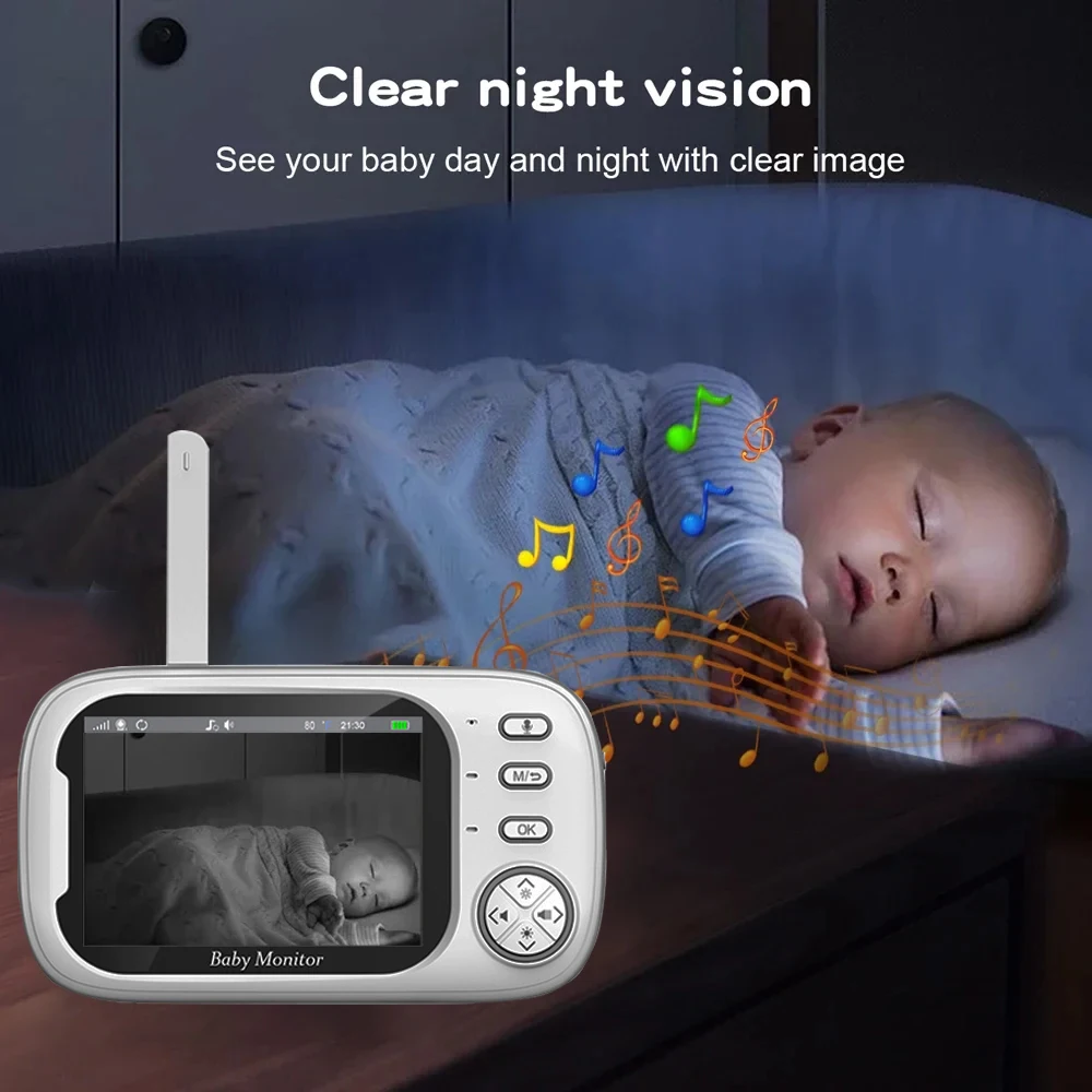 Baby Monitoring Camera 3.5 Inc – Audio Detect Music recenzja i cena