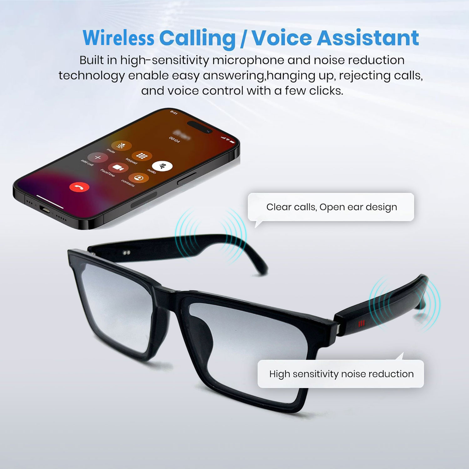 Smart Audio Glasses with Real- – Audio Music Hifi recenzja i cena