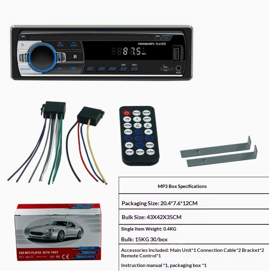 520 Bluetooth Car MP3 Player C – Audio Music Equalizer recenzja i cena