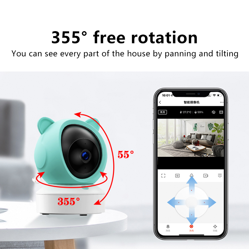 Danmini 1080P Baby Monitor Mob – Audio Detect Music recenzja i cena