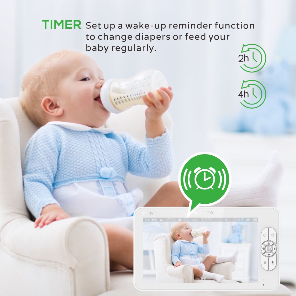 7.0 Inch HD Video Baby Monitor – Audio Hd Music recenzja i cena