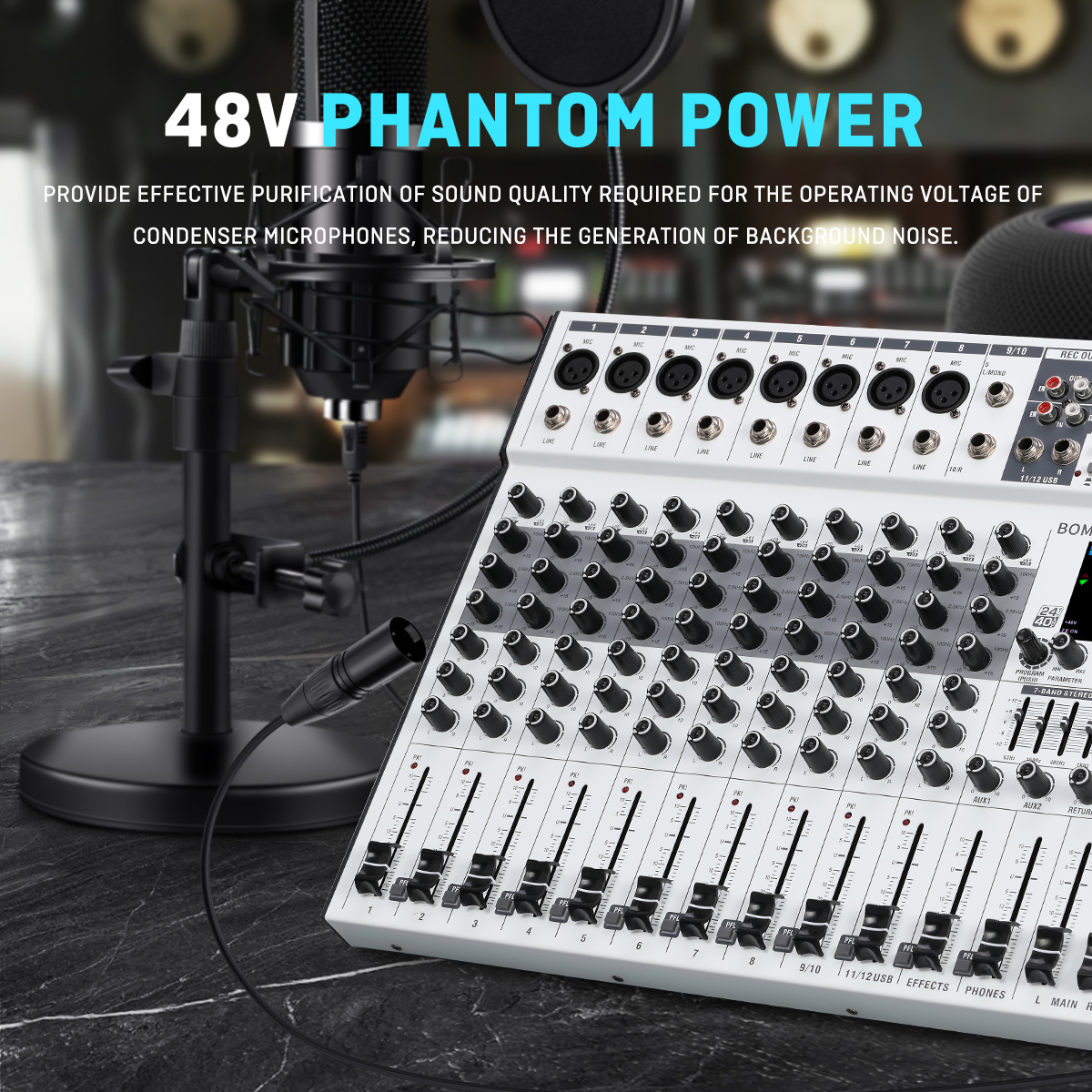 12 Channel Mixer Audio Console – Audio Music Equalizer recenzja i cena