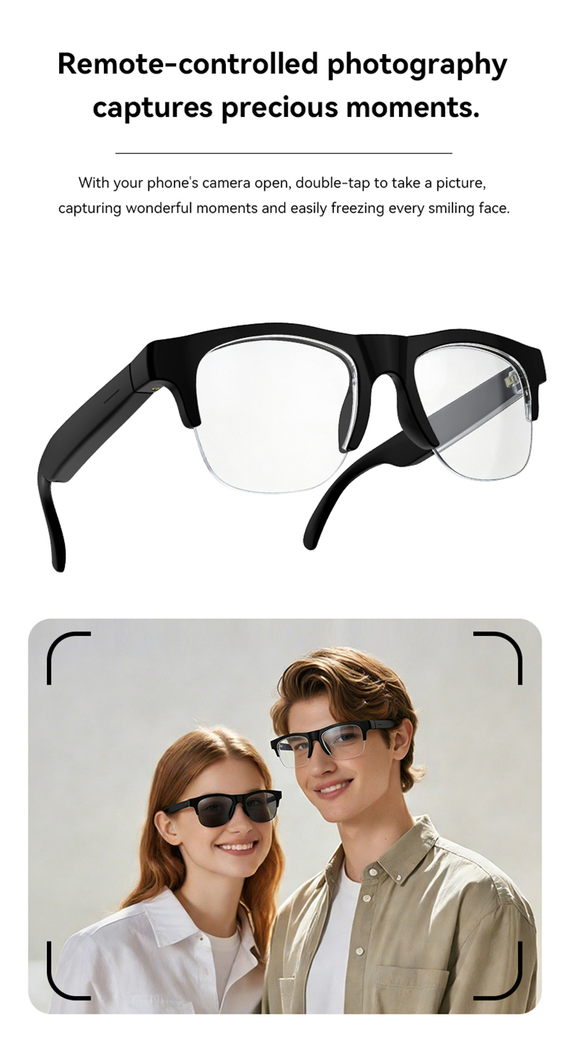 Smart Audio Glasses Semi rimle – Audio Music Light recenzja i cena