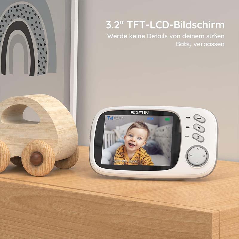 Boifun 3.2 Inch Digital LCD Sc – Audio Detect Music recenzja i cena