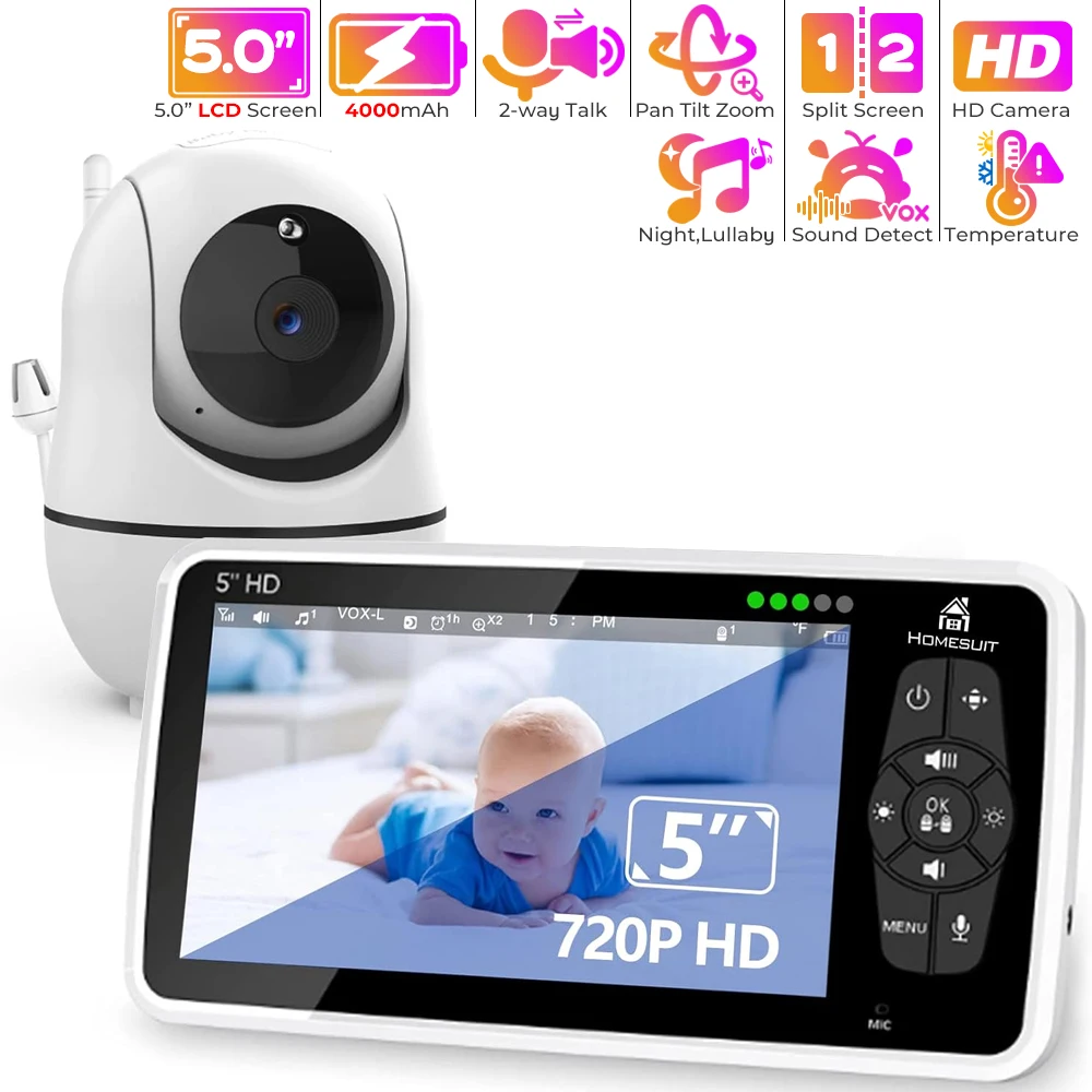 Video Baby Monitor with Digita – Audio Detect Music recenzja i cena