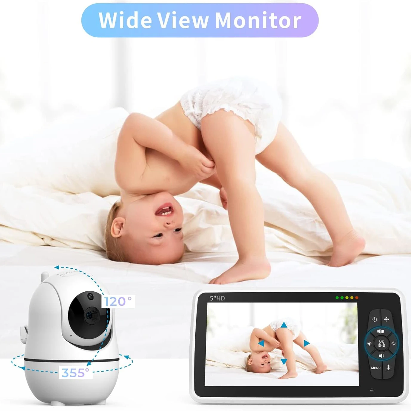 Video Baby Monitor with Digita – Audio Detect Music recenzja i cena