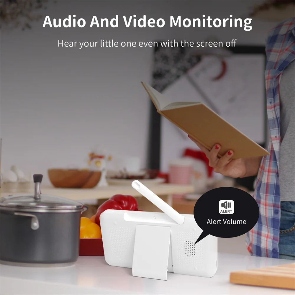 Babystar 5 Inch Wifi Baby Moni – Audio Detect Music recenzja i cena