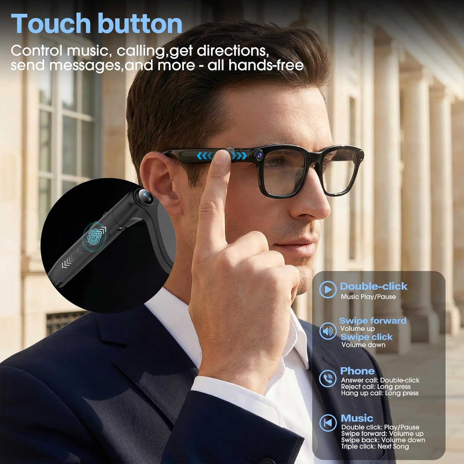 2026 New HD Smart Audio Glasse – Audio Hd Music recenzja i cena