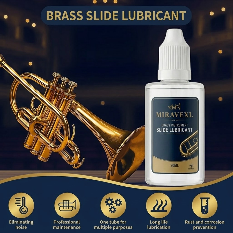 MIRAVEXL Professional Trumpet  – Trumpet Valve Oil recenzja i cena