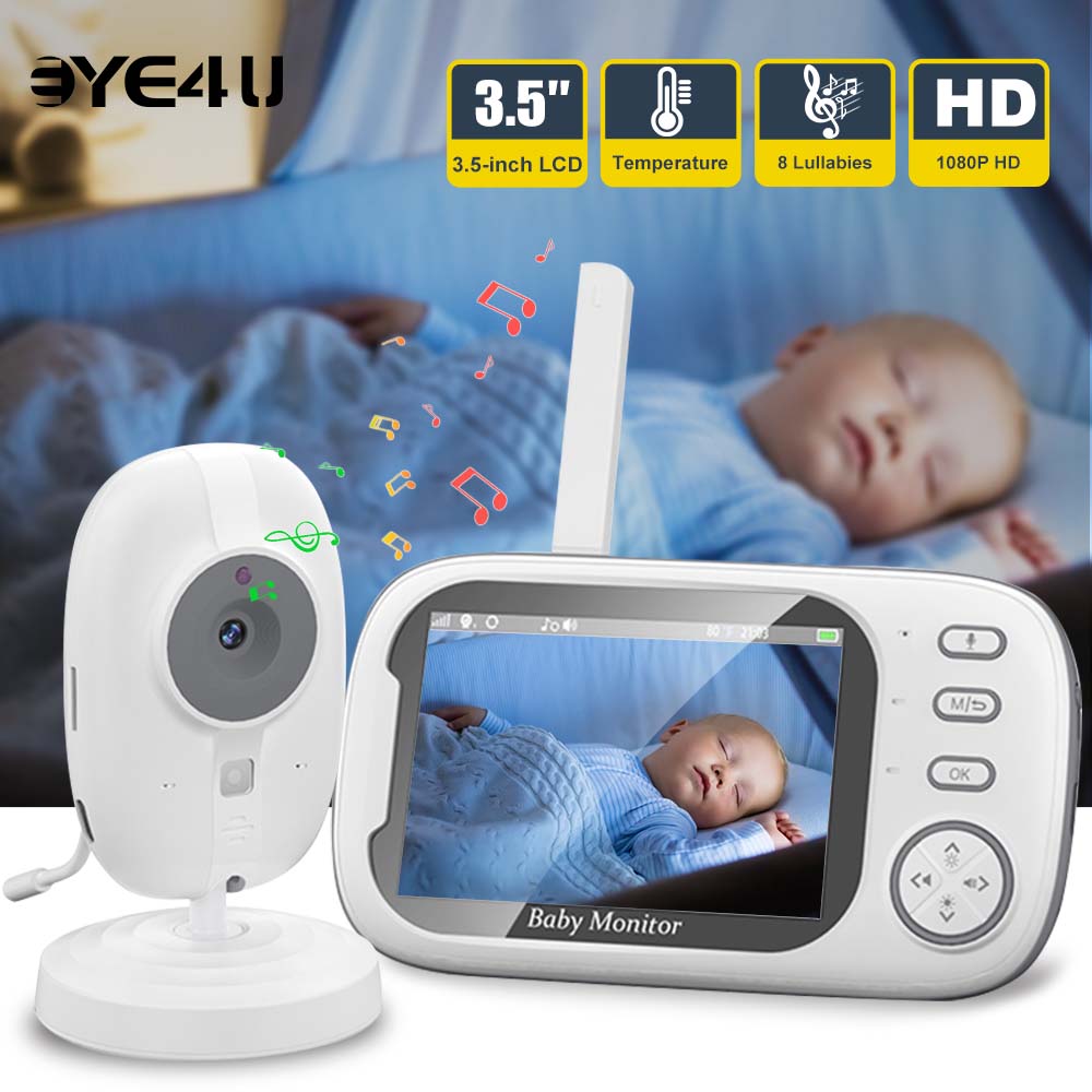 3.5'' Video Baby Monitor 2.4G  – Audio Detect Music recenzja i cena