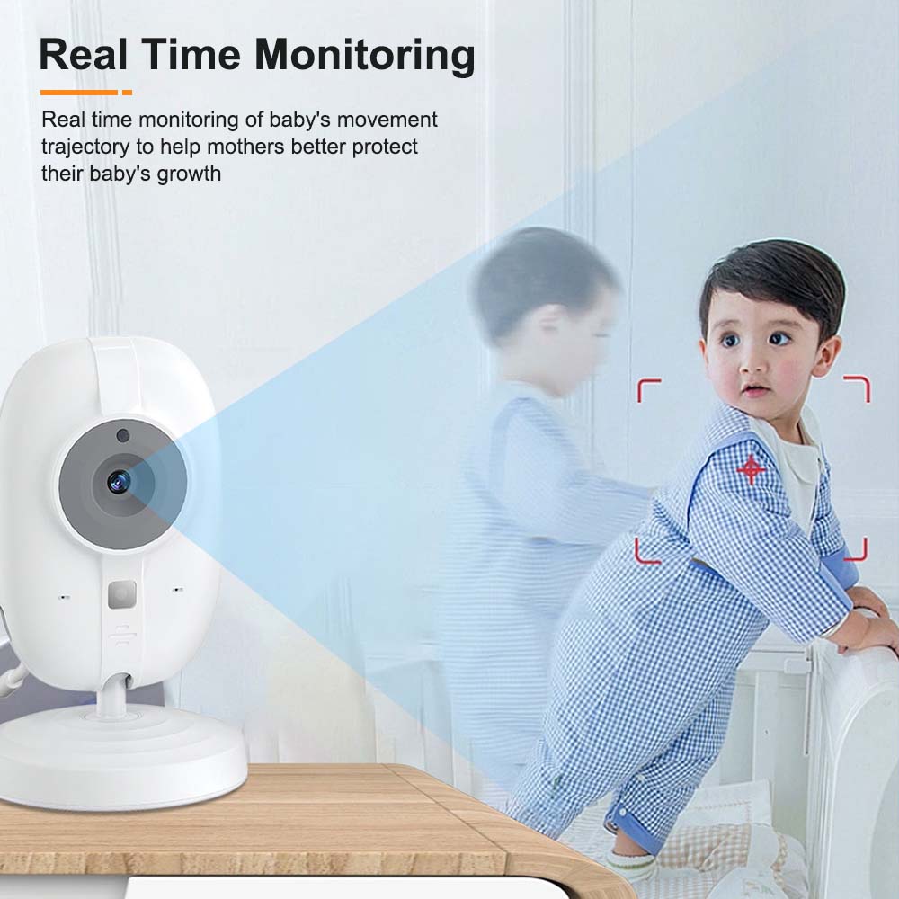 3.5'' Video Baby Monitor 2.4G  – Audio Detect Music recenzja i cena