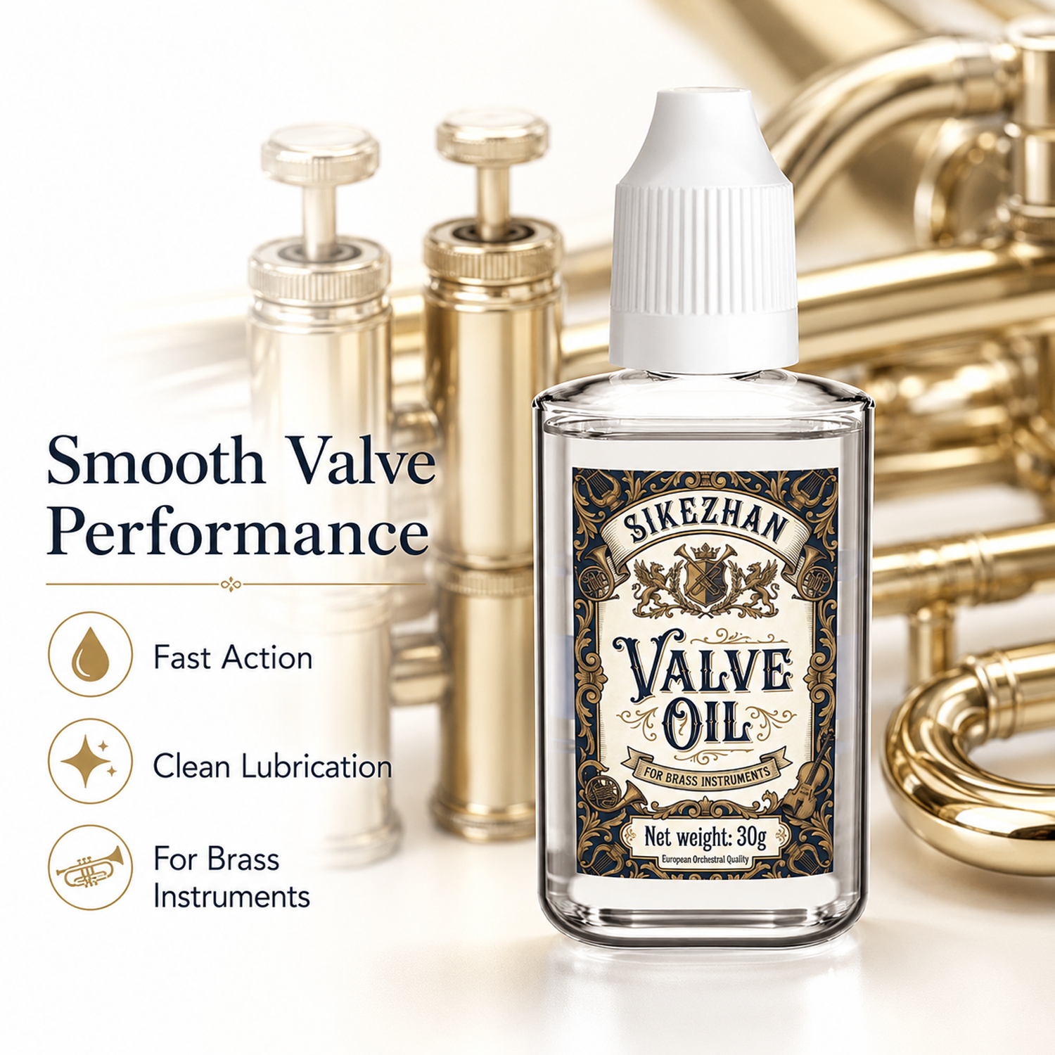 Professional Brass Instrument  – Trumpet Valve Oil recenzja i cena