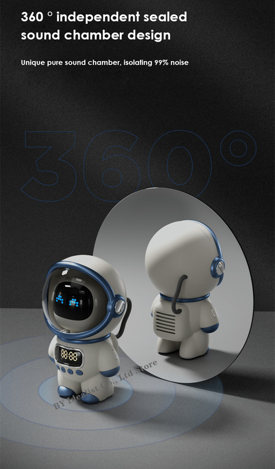 Astronaut Bluetooth Speaker Wi – Audio Music By recenzja i cena