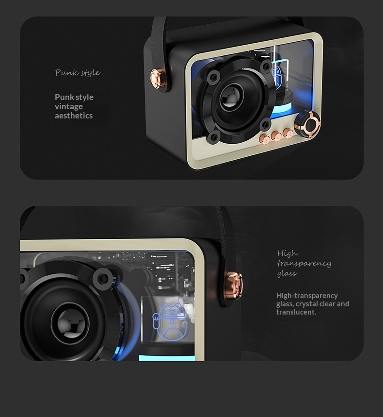 Transparent Wireless Speaker M – Audio Music Equalizer recenzja i cena